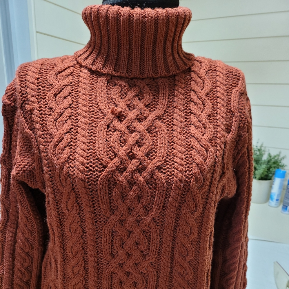 Paul James Cable Knit Fisherman's Sweater